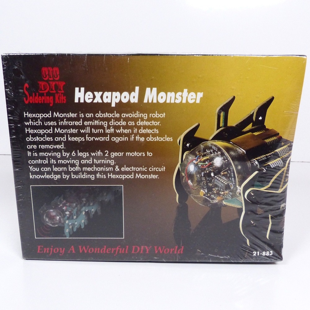 CIC DIY Soldering Kit Hexapod Monster Obstacle Avoiding Robot STEM Toy 21-883